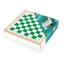 Brinquedo Infantil Jogo 4 em 1 Xadrez Ludo Damas e Trilha