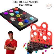 Brinquedo Infantil Jogo Bola ao Alvo Slime Gelástica Massinha Amoeba Enaldinho You tuber