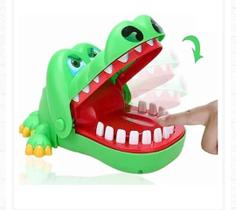 Brinquedo Infantil Jogo Crocodilo Dentista Morde Dedo Jacaré