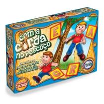 Brinquedo Infantil Jogo da Forca Aprender Letras Alfabetização Com A Corda No Pescoço