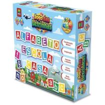 Brinquedo Infantil Jogo Das Letrinhas Educativo Formar Palavras Alfabetização GGB