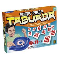 Brinquedo Infantil Jogo de Tabuleiro Pega Pega Tabuada Grow - 01467