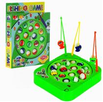 Brinquedo Infantil Jogo Divertido Pesca Maluca Pega Peixe com Varas Colorido