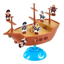 Brinquedo Infantil Jogo do Barco Pirata o Mar tá Bravo Art Brink