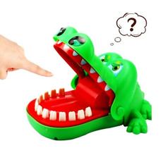 Brinquedo Infantil Jogo Do Jacaré Morde Dedo Desafio Dentista
