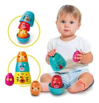 Brinquedo Infantil Jogo Encaixes Matrioska Animais - Elka