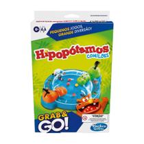 Brinquedo Infantil Jogo Hipopótamos Comilões Grab & Go Hasbro - 18589 Brinquedo Infantil Jogo Hipopótamos Comilões Grab & Go Hasbro - 18589
