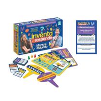 Brinquedo Infantil Jogo Inventa ou Responde Manual do Mundo Nig - 1641