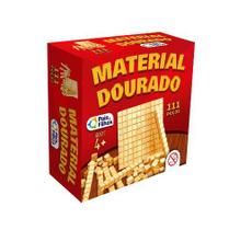 Brinquedo Infantil Jogo Material Dourado Brincando e Aprende