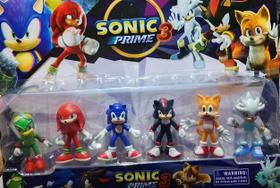 Brinquedo Infantil Kit 6 Bonecos Sonic Dolls X6 Personagens O Ouriço Em Blister Brinquedo Infantil Kit 6 Bonecos Sonic Dolls X6 Personagens O Ouriço Em Blister