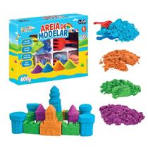 Brinquedo Infantil Kit Areias de Modelar Colorida Moldes Desenhos Educativo Dia das Crianças Meninas Meninos Aniversário Brinquedo Infantil Kit Areias de Modelar Colorida Moldes Desenhos Educativo Dia das Crianças Meninas Meninos Aniversário