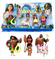 Brinquedo Infantil Kit Bonecos Filme Moana 2 Lançamento