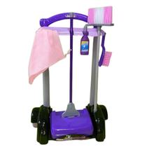Brinquedo Infantil Kit Carrinho de Limpeza Infantil Com 7 Peças - HK Brinquedos