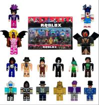 Brinquedo Infantil Kit Cartela 16 Bonecos Roblox