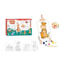 Brinquedo Infantil Kit de Pintura Infantil Mamãe & Bebê Nig - 0442