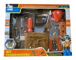 Brinquedo Infantil Kit Ferramentas 12 Peças Fenix