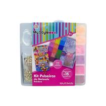 Brinquedo Infantil Kit Pulseiras da Amizade My Style M Rainbow Multikids - BR2314