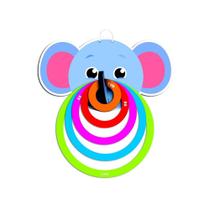 Brinquedo Infantil Lança Argolas Elefantinho - Babebi 6052