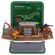 Brinquedo infantil Livro 3D Com 4 Dinossauros Sortidos - Castela