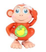 Brinquedo Infantil Macaco Dançarino Luz Som