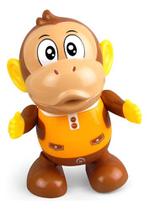 Brinquedo Infantil Macaco Monkey Dançarino C/ Luzes E Música