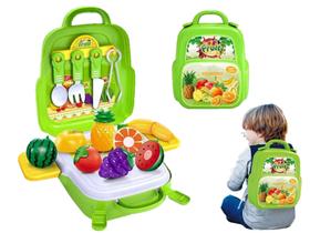 Brinquedo infantil maleta fruta 3 em 1 24 peças ENVIO RÁPIDO! - FUN GAME