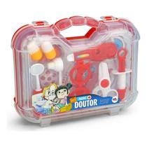 Brinquedo infantil Maleta Mini Doutor Grande 12 Itens Menino e Menina Presente