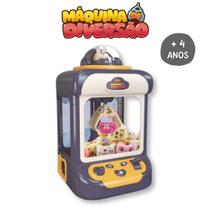 Brinquedo Infantil Máquina de Diversão Pega Pelúcias e Surpresas Brinquedo Infantil Máquina de Diversão Pega Pelúcias e Surpresas