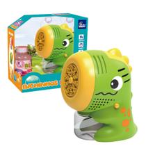 Brinquedo Infantil Máquina Pop Bubble Animal Dinossauro Verde Fenix - POP-303V