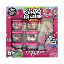 Brinquedo Infantil Massinha de Modelar Kit Ice Cream Scoops com Cheirinho Multikids - BR2155