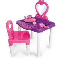 Brinquedo Infantil Master Penteadeira Fashion com Cadeira