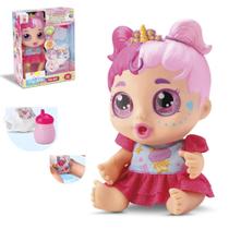 Brinquedo Infantil Menina Boneca Unicórnio Baby Bebê My Little Glitter Faz Xixi + Acessórios Original