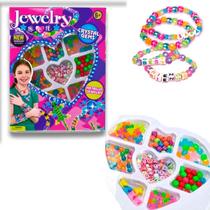 Brinquedo Infantil Menina Kit Miçangas para Pulseira 200pçs Brinquedo Infantil Menina Kit Miçangas para Pulseira 200pçs