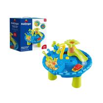 Brinquedo Infantil Mesa de Água e Areia Play 21 Peças Xalingo - 62554