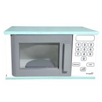 Brinquedo Infantil Microondas Madeira Brinquedo Faz de Conta - BrinqMutti