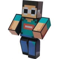 Brinquedo Infantil Minecraft Gamer's Skins Holográfico Articulado 35cm - Algazarra