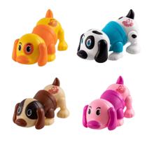 Brinquedo Infantil Mini Cachorro de Corda Sortido e Unitário Coloria - 310500906