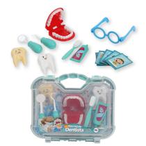 Brinquedo Infantil Mini Kit Dentista Dentadura Acessórios