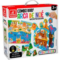 Brinquedo Infantil Montessori Combo Baby Arca de Noé
