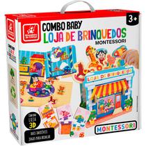 Brinquedo Infantil Montessori Combo Baby Loja de Brinquedos - BRINCADEIRA DE CRIANÇA