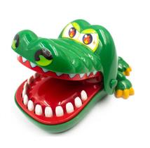 Brinquedo infantil mordida de crododilo 16x13x8cm