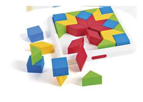 Brinquedo Infantil Mosaico Triangular Poliplac Formas Didáticas