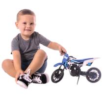 Brinquedo Infantil Moto Cross Trilha Grande Realista Presente Menino Criança