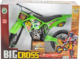 Brinquedo Infantil Moto De Trilha Big Cross - Bs Toys 364