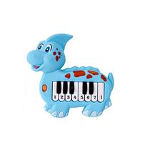 Brinquedo Infantil Musical Teclado Baby Dinossauro 8 Teclas - Art Brink