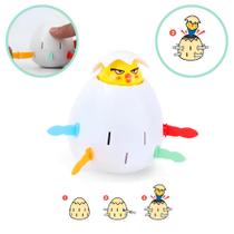 Brinquedo Infantil Ovo Surpresa com Pintinho Jogo Divertido com Espadas