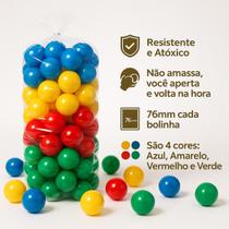 Brinquedo Infantil Pacote Bolinhas Coloridas Para Piscina De Bolinha 100 Unidades