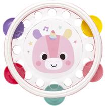 Brinquedo Infantil Pandeiro Unicórnio Rosa Buba