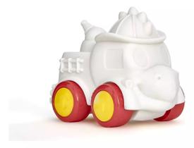 Brinquedo Infantil Para Colorir Dino Bombeiro - Puff Toys Brinquedo Infantil Para Colorir Dino Bombeiro - Puff Toys