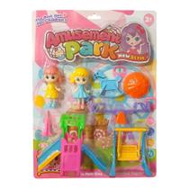 Brinquedo Infantil Parque de Diversões 8 Peças Domni Brinquedo Infantil Parque de Diversões 8 Peças Domni